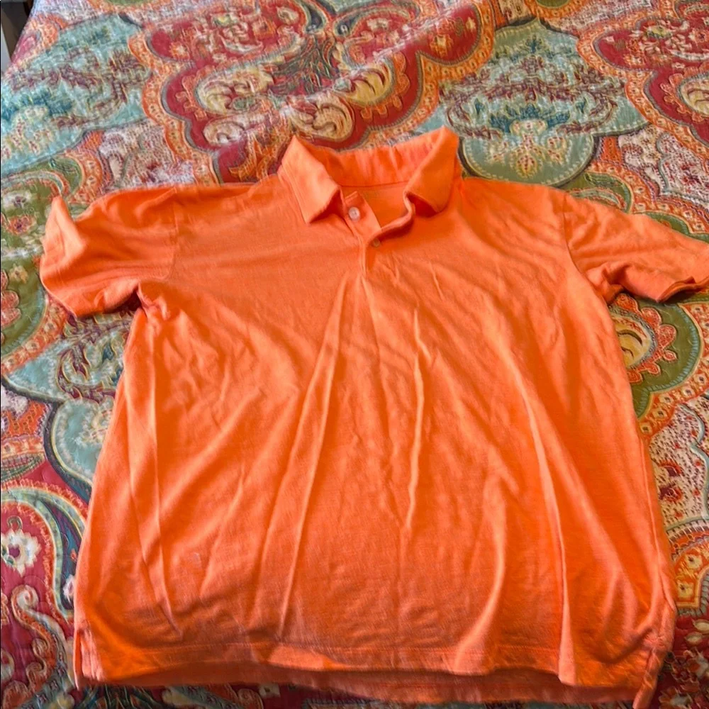 Vibrant Orange Polo Shirt - Picture 1 of 3